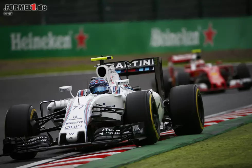 Foto zur News: Valtteri Bottas (Williams) und Kimi Räikkönen (Ferrari)