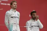 Foto zur News: Nico Rosberg (Mercedes) und Lewis Hamilton (Mercedes)