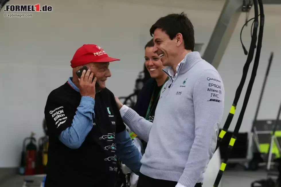 Foto zur News: Niki Lauda und Toto Wolff