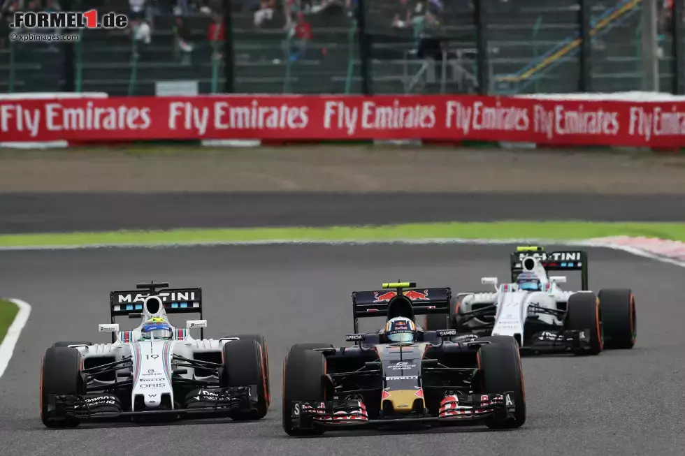 Foto zur News: Carlos Sainz (Toro Rosso) und Felipe Massa (Williams)