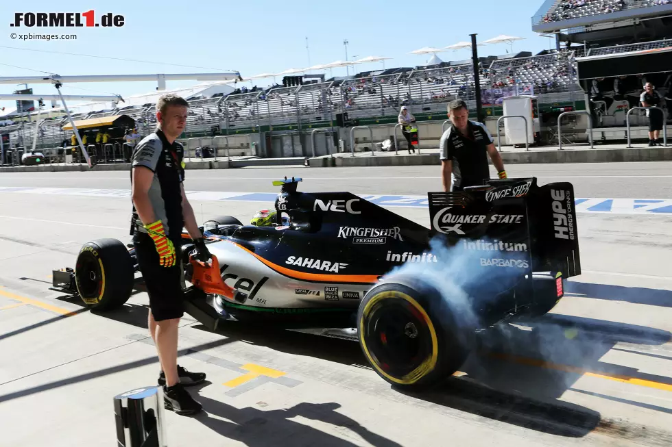 Foto zur News: Sergio Perez (Force India)