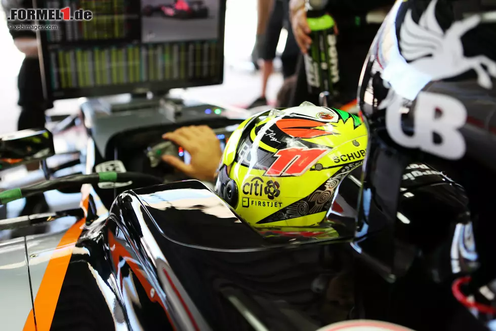 Foto zur News: Sergio Perez (Force India)