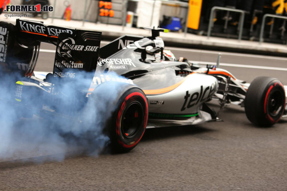 Foto zur News: Sergio Perez (Force India)