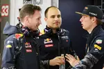 Foto zur News: Christian Horner und Max Verstappen (Red Bull)