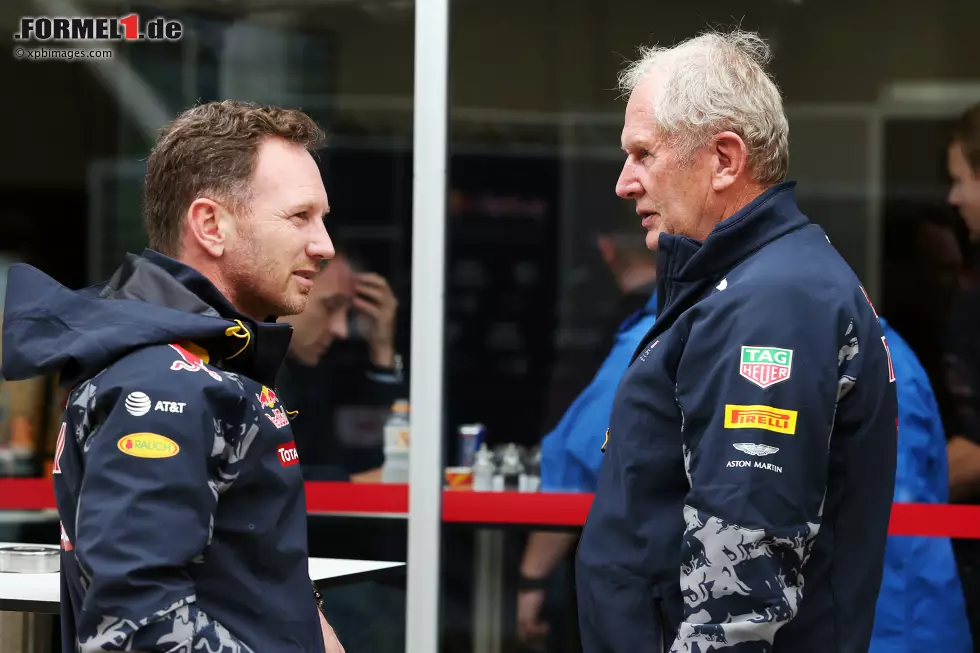 Foto zur News: Christian Horner und Helmut Marko