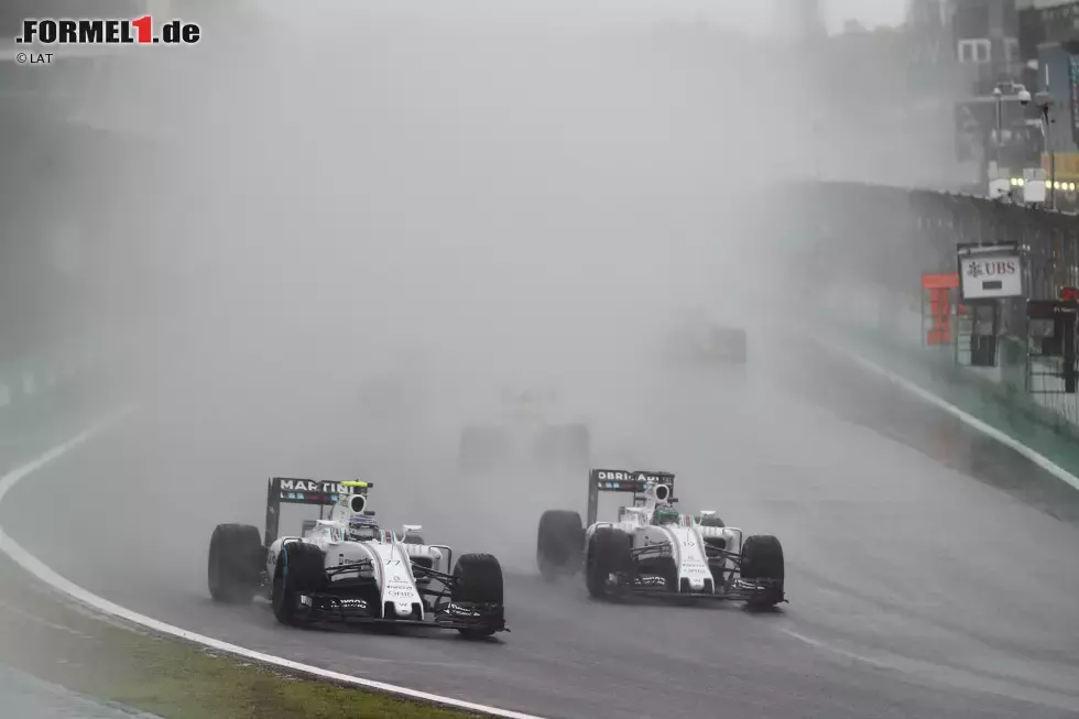 Foto zur News: Valtteri Bottas (Williams) und Felipe Massa (Williams)