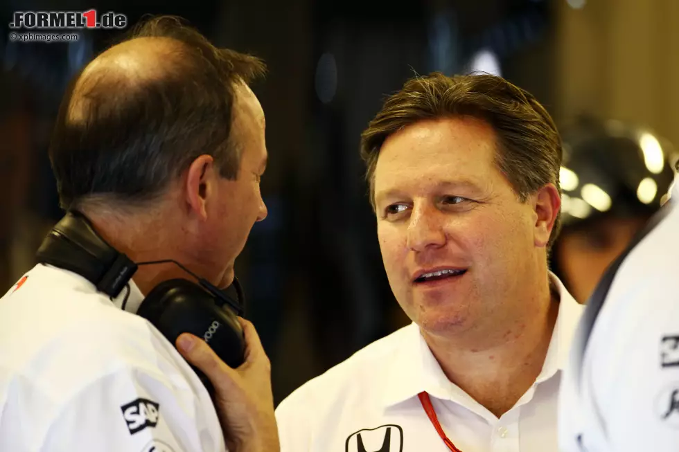 Foto zur News: Jonathan Neale und und Zak Brown