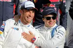 Foto zur News: Jenson Button (McLaren) und Felipe Massa (Williams)