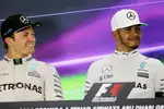 Foto zur News: Nico Rosberg (Mercedes) und Lewis Hamilton (Mercedes)