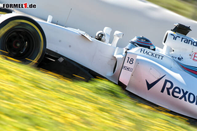 Foto zur News: Lance Stroll spulte zunächst viele Runden ab, ehe der Teenager aus Kanada weiter an seinem Image als neues Crashkid der Formel 1 schraubte...