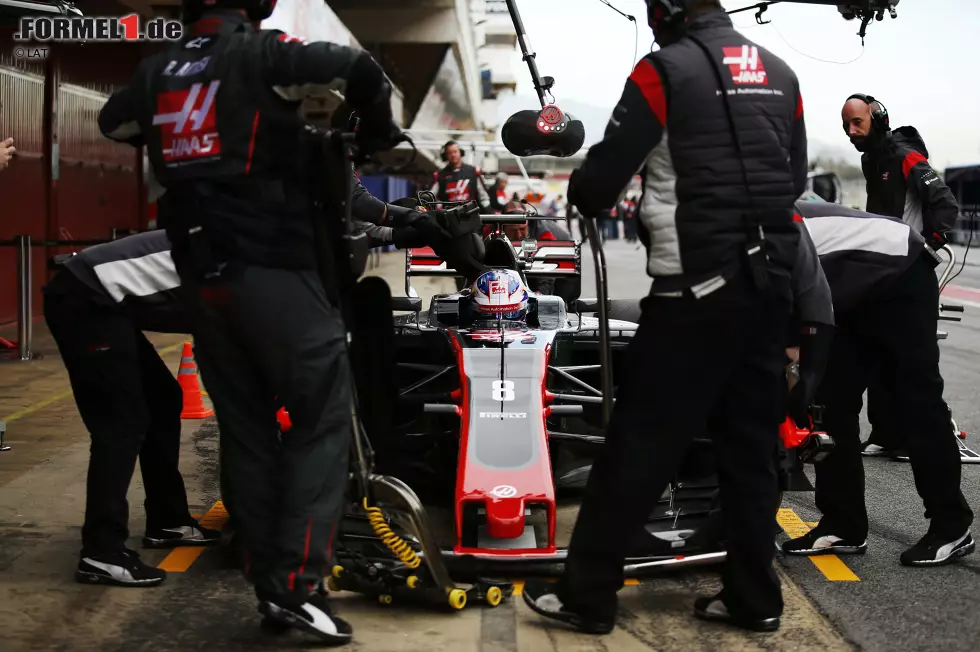 Foto zur News: Romain Grosjean (Haas)