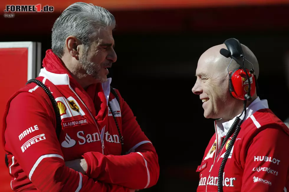 Foto zur News: Maurizio Arrivabene und Jock Clear