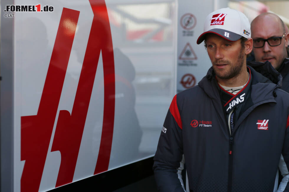 Foto zur News: Romain Grosjean (Haas)