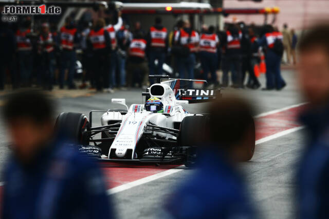 Foto zur News: Felipe Massa im Williams war als Zweiter des Tagesklassements erneut stark.