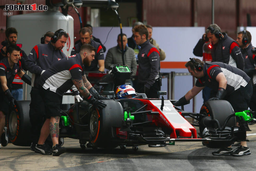 Foto zur News: Romain Grosjean (Haas)