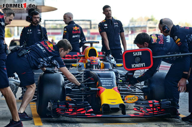 Foto zur News: Außerdem standen beim Team von Christian Horner Aerotests auf dem Programm.