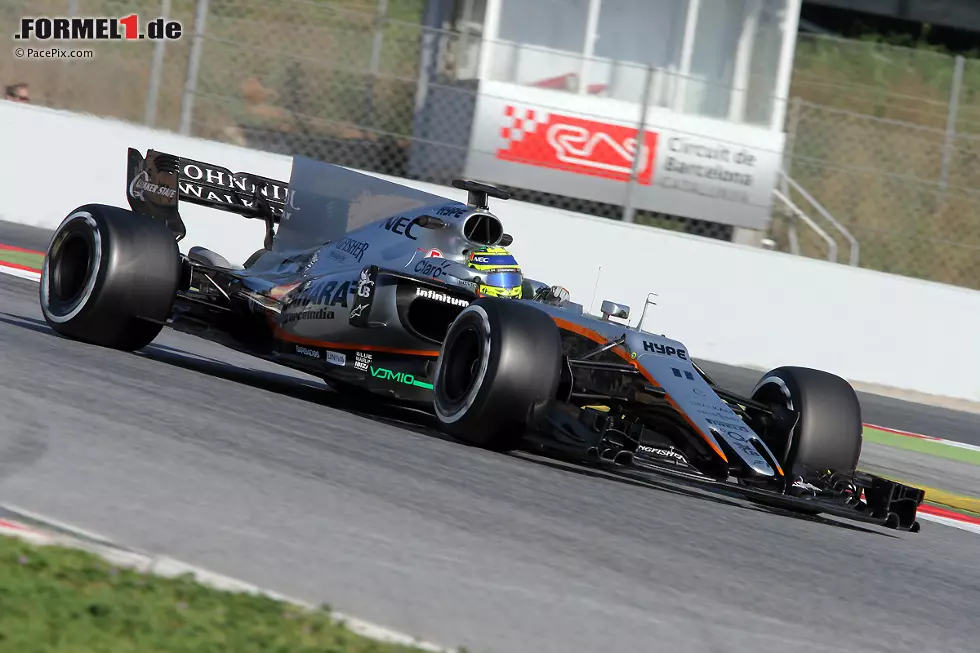 Foto zur News: Sergio Perez (Force India)