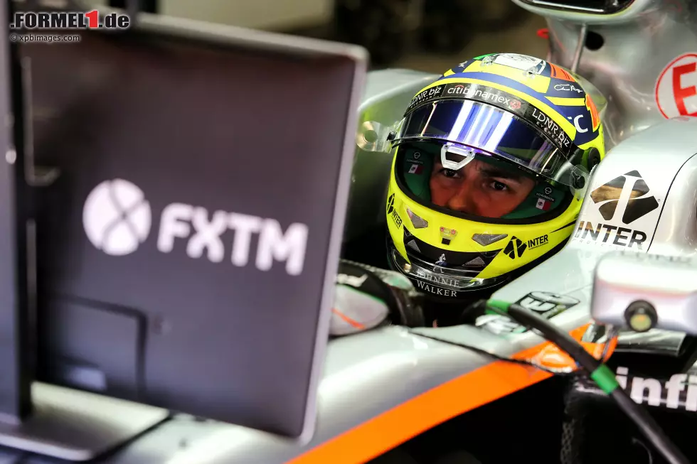 Foto zur News: Sergio Perez (Force India)