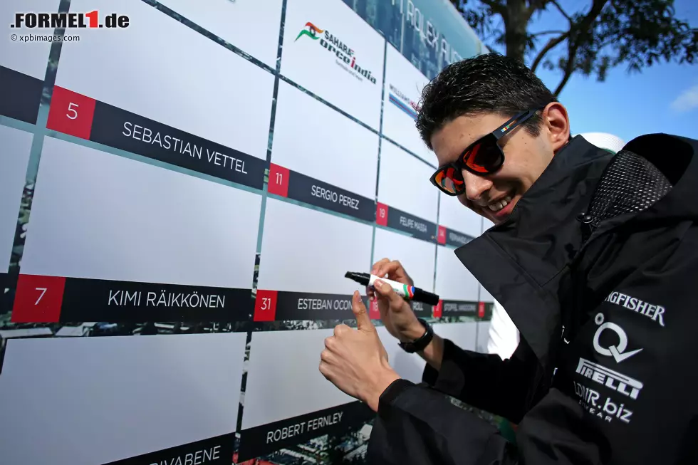 Foto zur News: Esteban Ocon (Force India)