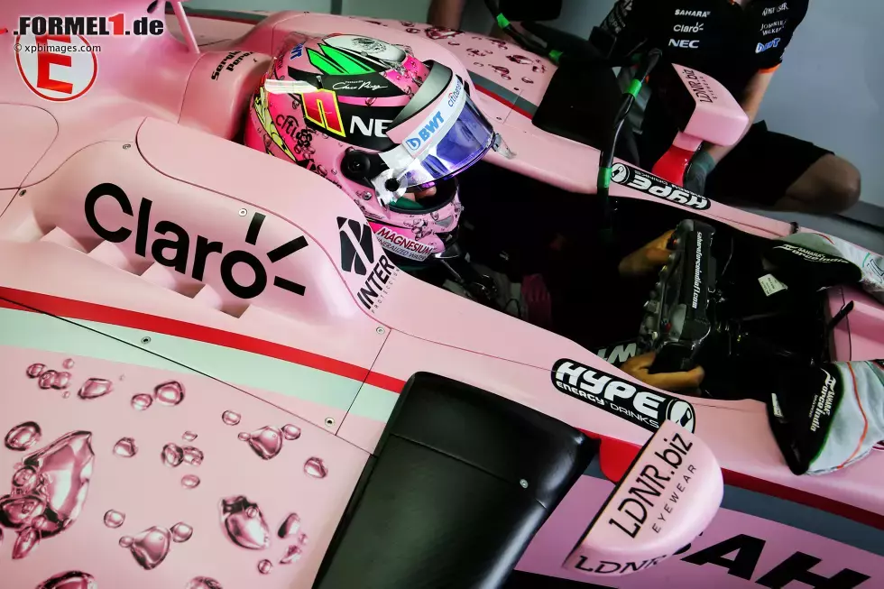 Foto zur News: Sergio Perez (Force India)