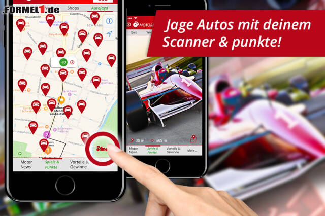 Foto zur News: Spaß eingebaut! Suche deutschlandweit nach Autos. Bei jedem Scan, punktest du!