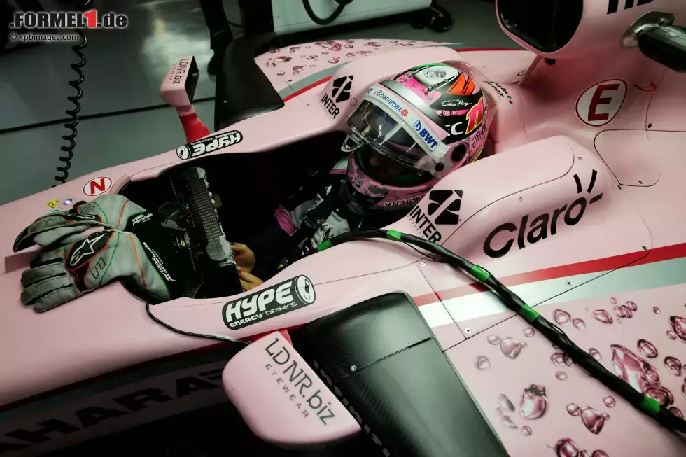 Foto zur News: Sergio Perez (Force India)