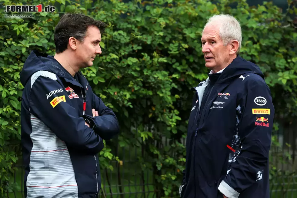 Foto zur News: James Key und Helmut Marko