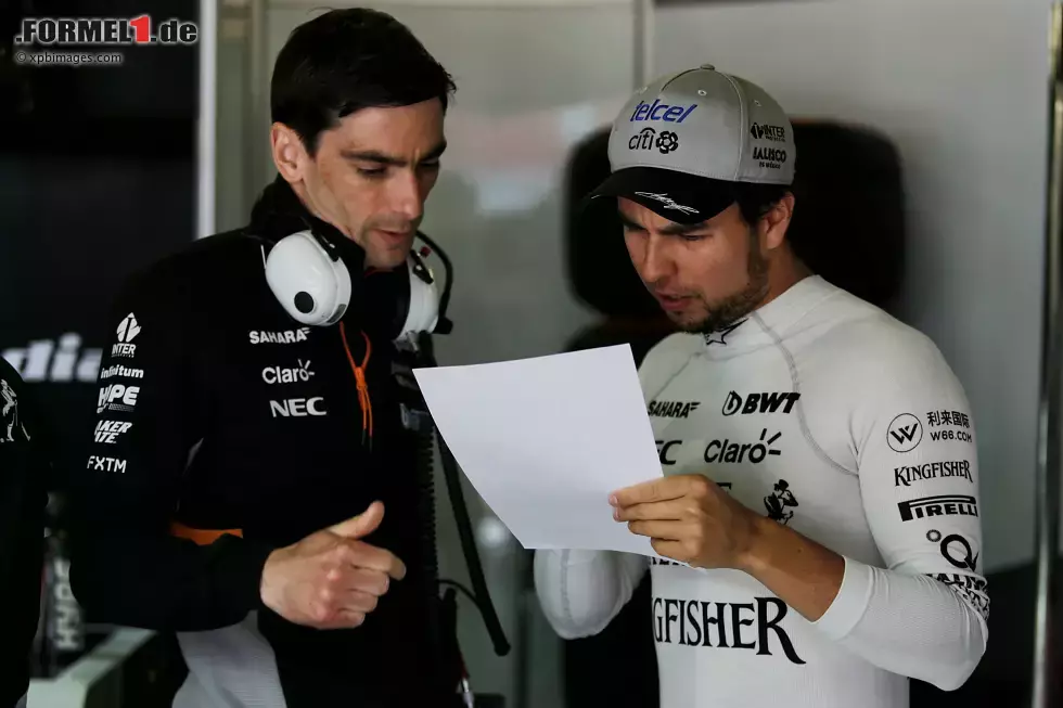 Foto zur News: Sergio Perez (Force India)