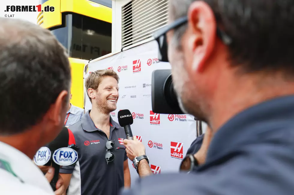 Foto zur News: Romain Grosjean (Haas)