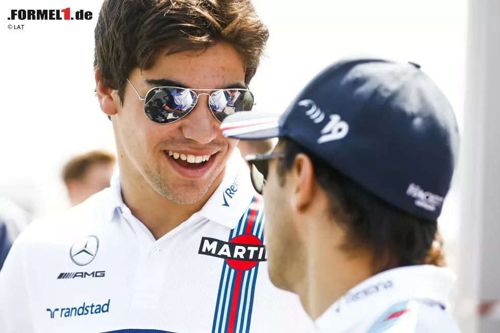 Foto zur News: Lance Stroll (Williams) und Felipe Massa (Williams)