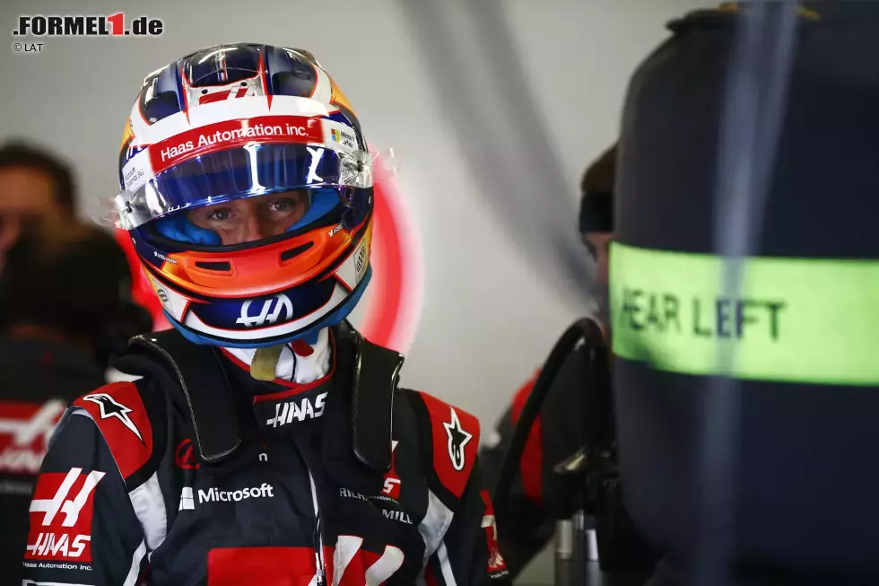 Foto zur News: Romain Grosjean (Haas)