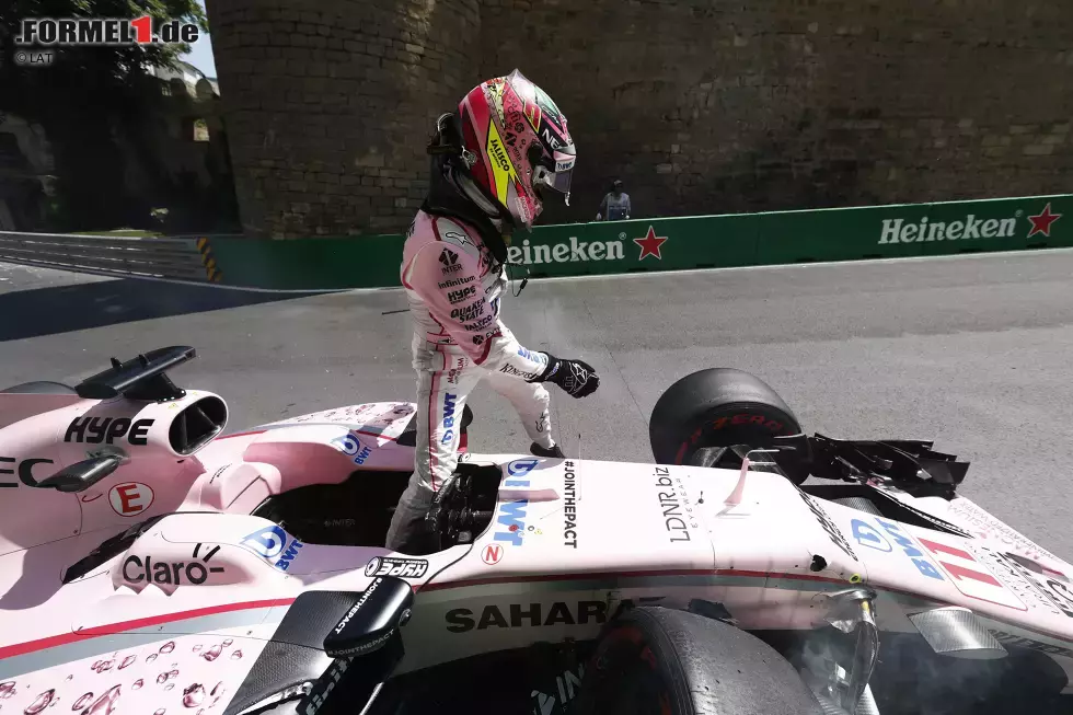 Foto zur News: Sergio Perez (Force India)