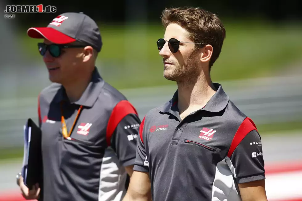 Foto zur News: Romain Grosjean (Haas)