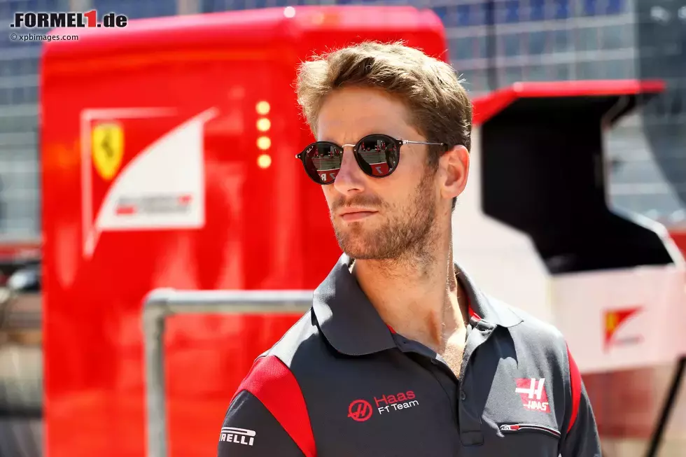 Foto zur News: Romain Grosjean (Haas)