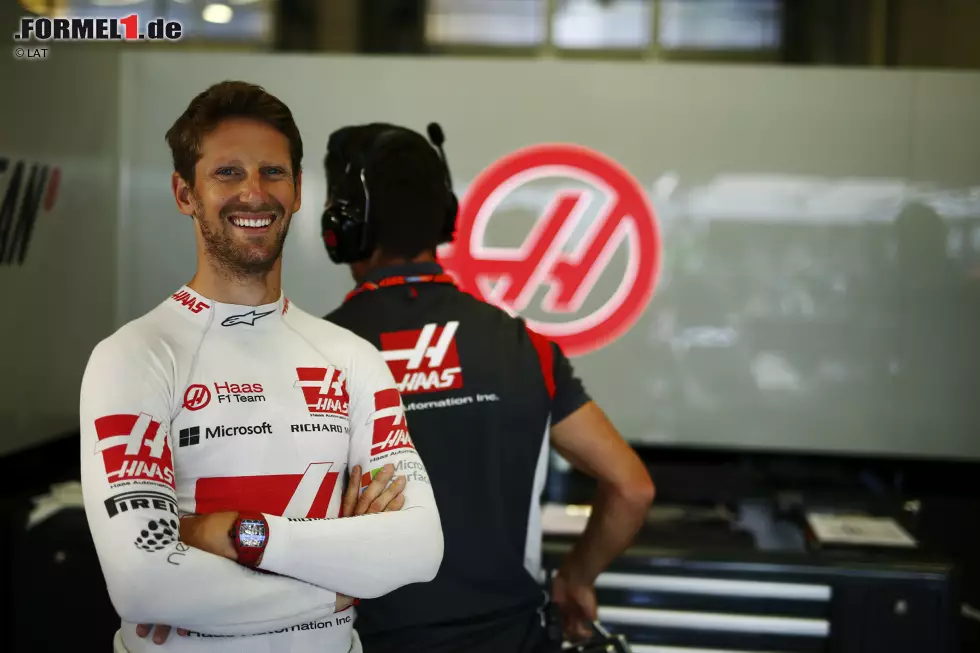 Foto zur News: Romain Grosjean (Haas)