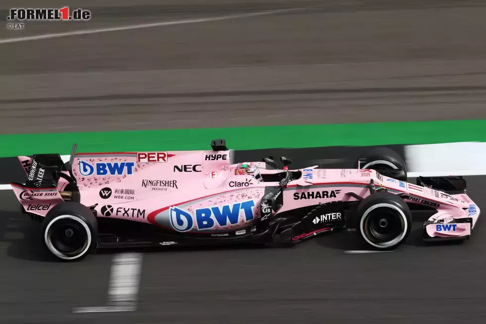 Foto zur News: Sergio Perez (Force India)