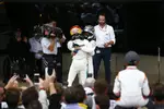 Foto zur News: Lewis Hamilton (Mercedes) und Valtteri Bottas (Mercedes)