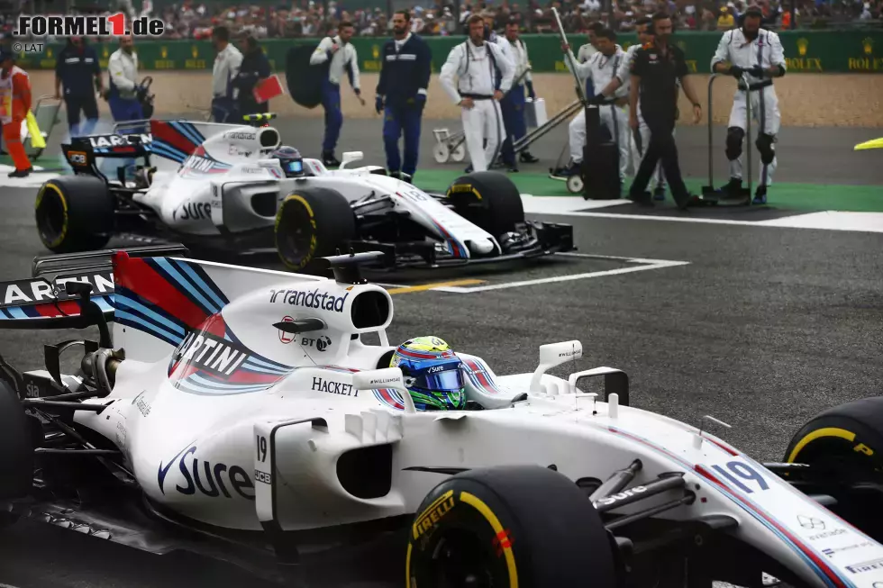 Foto zur News: Felipe Massa (Williams) und Lance Stroll (Williams)