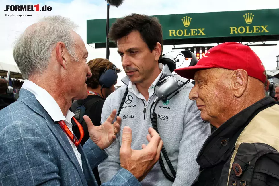 Foto zur News: Toto Wolff und Niki Lauda