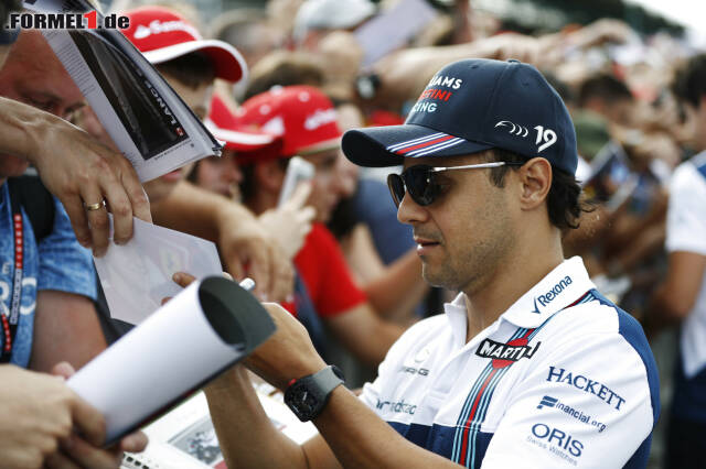 Foto zur News: Platz 7: Felipe Massa (Williams) - 1,8 Prozent