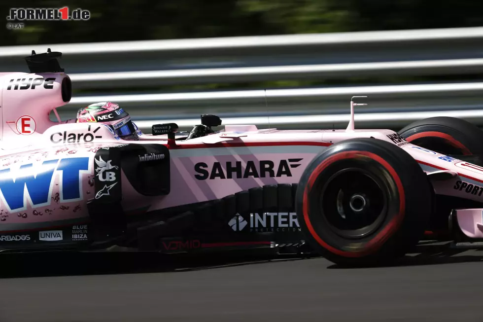 Foto zur News: Sergio Perez (Force India)