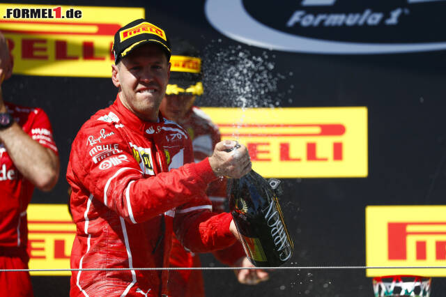 Foto zur News: Platz 4: Sebastian Vettel (Ferrari) - 13,4 Prozent