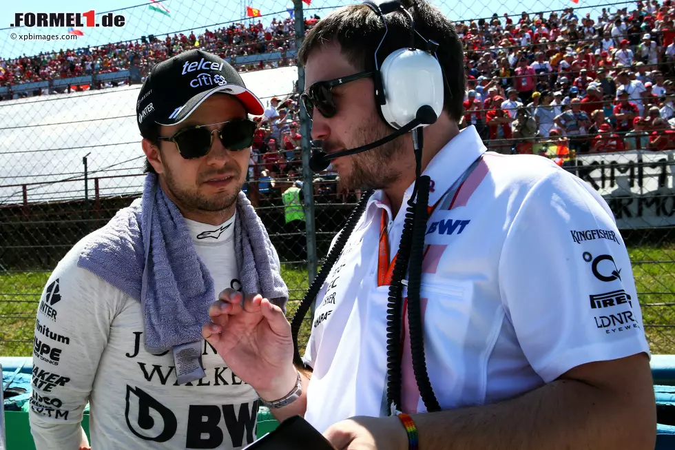 Foto zur News: Sergio Perez (Force India)