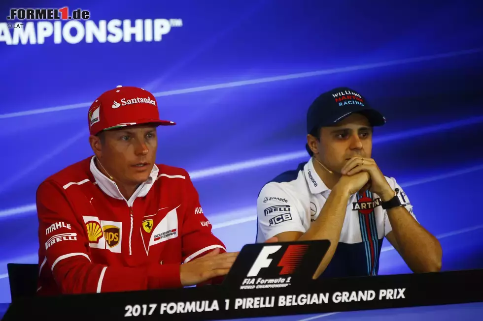 Foto zur News: Kimi Räikkönen (Ferrari) und Felipe Massa (Williams)