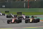 Foto zur News: Fernando Alonso (McLaren), Nico Hülkenberg (Renault), Esteban Ocon (Force India) und Kevin Magnussen (Haas)