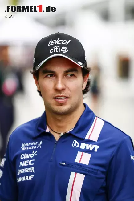 Foto zur News: Sergio Perez (Force India)