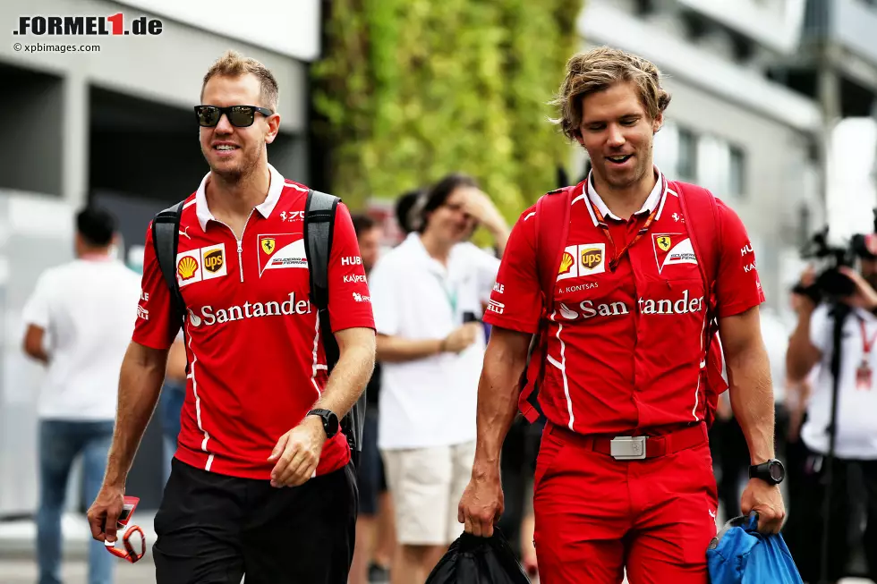 Foto zur News: Sebastian Vettel (Ferrari)