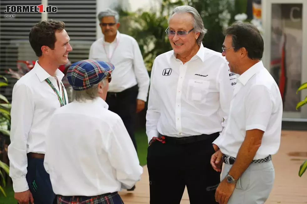 Foto zur News: Jackie Stewart und Karim Ojjeh