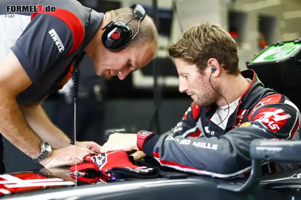 Foto zur News: Romain Grosjean (Haas)