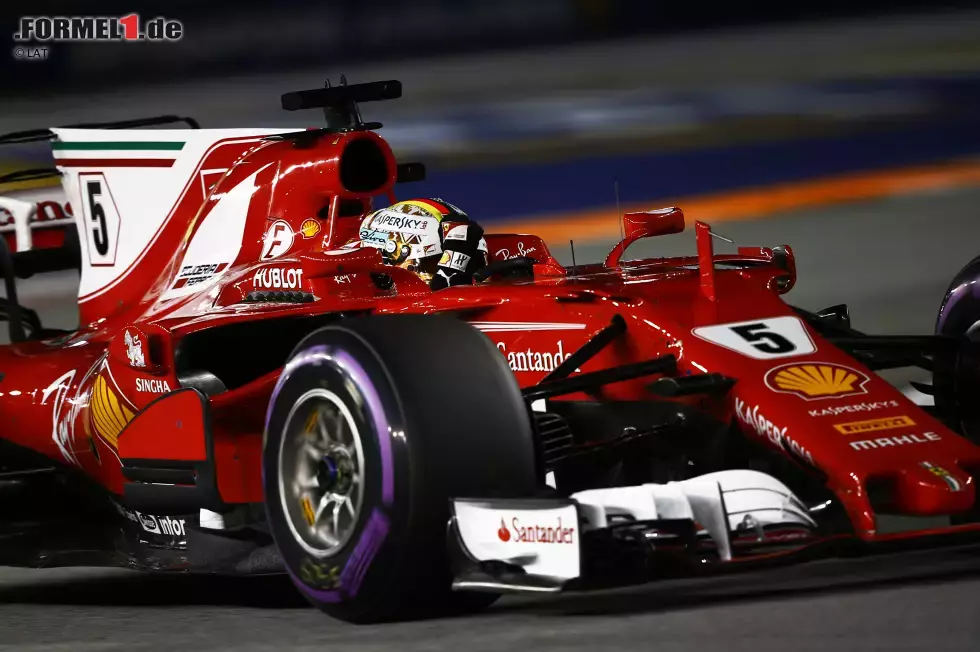 Foto zur News: Sebastian Vettel (Ferrari)